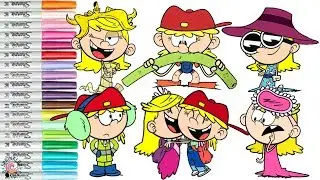 The Loud House Coloring Book Compilation Lola and Lana Loud | SPRiNKLED DONUTS