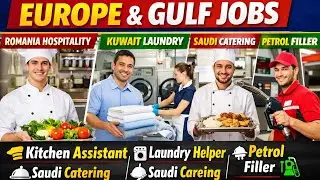 Romania Hospitality Jobs  Europe Kitchen hr  Kuwait Laundry Helper  Saudi Catering & Petrol Fill Job