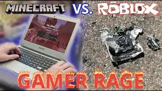 Gamer Rage: Minecraft vs. Roblox