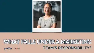 What Falls Under A Marketing Teams Responsibilties Geraldine Convento