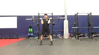 R/LXI Squat Position: Barbell SOH Press bilateral sup grip