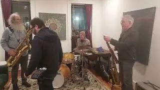 Dave Sewelson  Jim Clouse Steve Hirsh 4:8:23 aron's place