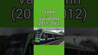 London Trams (Tramlink) Tram Fleet #Shorts