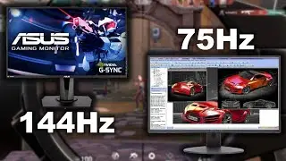 Игровой монитор 75 Гц против 144 Гц! Стоит ли дополнительных кадров?