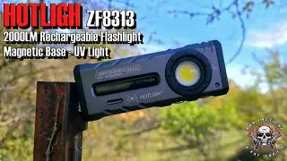 Hotligh ZF8313 2000LM Rechargeable Flashlight - Unboxing