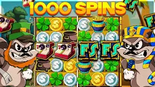 I Did 1000 SPINS On LE BANDIT VS LE PHARAOH!!