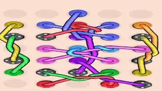 Twisted Tangles Level 48 to 54🪢 Harder Levels 