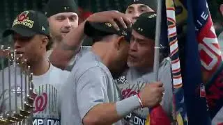 Gerardo Parra y Henry Blanco, campeones de la Serie Mundial