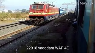 Journey from Surat - Navsari in 12922 Flying Ranee sf Express & overtakes delayed overnight trains