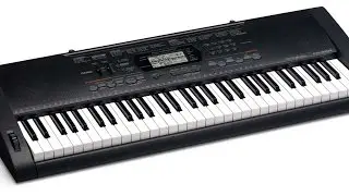 Демонстрация клавиатуры Casio CTK-3000 (демонстрация общих звуков)