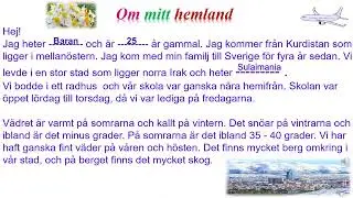 Att skriva ett brev om mitt hemland ❤️‍🔥 وانەی ٨١