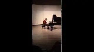 May 2015 Elliott Goldstein playing Chopin prelude, Op 28 Mo