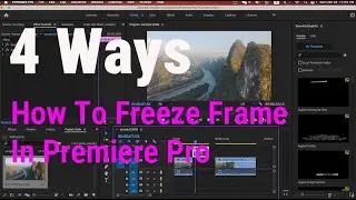 How To Freeze Frame In Premiere Pro In 4 Ways