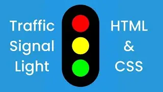 Traffic Signal Light Project Using Html & Css || HTML || CSS || Jadav Sir