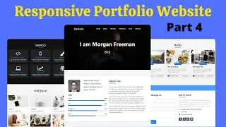 Complete Responsive Personal Portfolio Website Using HTML, CSS, and JavaScript | Part 4