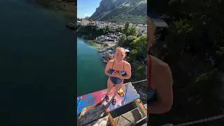 Making Cliff Diving History! 😳 #bravegang #shorts
