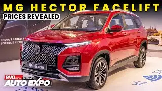 MG Hector facelift launched at the 2023 Auto Expo | evo India