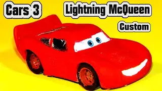 Pixar Cars Red Lightning McQueen Custom из Cars3