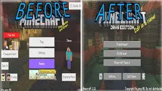 Turn minecraft pocket edition into Java| Java ui mod/addon|