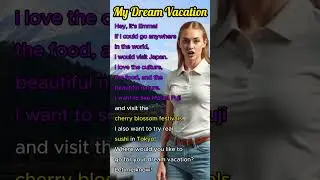 My Dream Vacation  #learnenglish #dailyenglish #vocabulary #english #shorts  #englishforbeginners