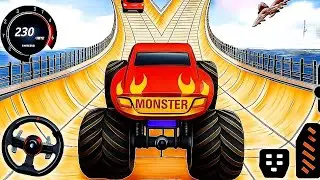 Monster Truck Mega Ramp Challenge | Insane Speed & Sky Adventure 🚀 Part-2
