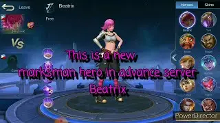 NEW HERO BEATRIX II Mobile LegendsII Lone