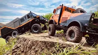TRX6 Unimog Build, Garden Test Run