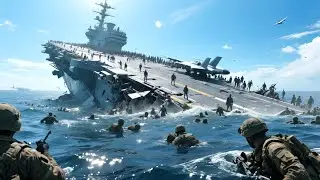 2 HOURS AGO! NATO Sinks Russian Aircraft Carrier Carrying 6,500 North Korean Troops!