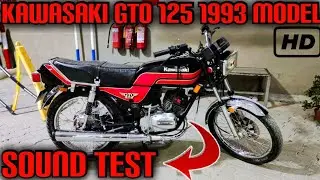 Kawasaki GTO 125 1993 model & Full review & Sound test | #kawasaki #gto125 #soundtest #fullreview
