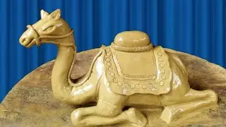 How to make a camel with clay | step by step art animals | mitti ka camel banana |