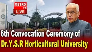 🔴AP Governor LIVE : Participates in 6th Convocation Ceremony of Dr.Y.S.R Horticultural University