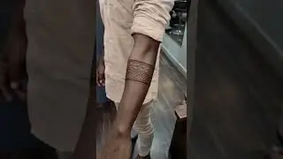 Forearm band tattoo