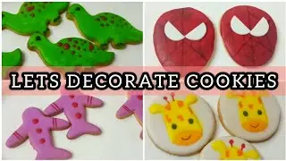Cute Cookies Design | Let's Decorate Cookies | Royal Icing Cookies | Samia's Kitchen