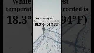 Extreme Temperatures Records on Antarctica #antarctica #weather #snowfall #beautiful #hot #cold #sci