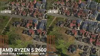 Anno 1800 DX11 DX12 Benchmark AMD Ryzen 5 2600 Asus Phoenix GTX 1050ti 1080p