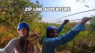 Zip Line Adventure & La Leona Waterfall: Thrills & Natural Beauty!