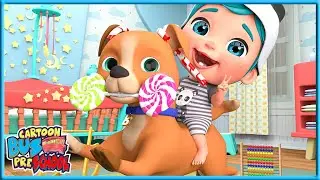 Bingo's Birthday Party Dog Song - Baby songs - Nursery Rhymes & Kids Songs  - Bus Cartoon