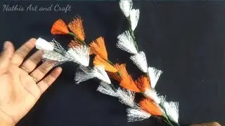 Best use of Vegetable and Fruits plastic Net bag craft idea/DIY mesh bag Flower/Nathis Art and Craft