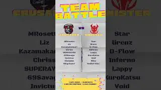 MARK THE DATE ! Team Battle Crusader vs Sinister #lawagaming #playstation #tekken8