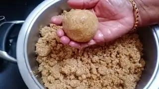 protein rich peanut sesame laddu 