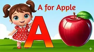 A for Apple! 🍎 Fun ABC Song for Kids | Adorable Alphabet Learning Video in English |
