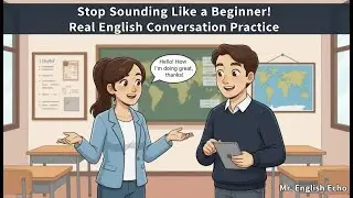 Stop Sounding Like a Beginner! Real English Conversation Practice (Podcast)