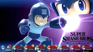 Super Smash Bros Ultimate 8 Player Final Smash Mega Man