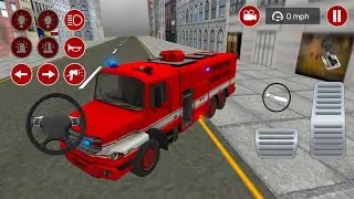 🔥Real Fire Truck Simulator 2027 | City Rescue Emergency 🚒 Android Game Play 