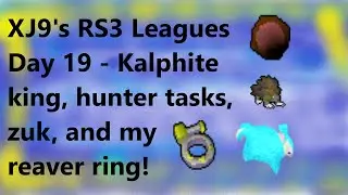 Лиги RS3 от XJ9, день 19 - король Кальфитов, задания охотников, зук и мое кольцо опустошителя!