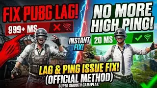 Fix High Ping Problem in PUBG | How to fix Lag issue In PUBG | Ping Problem Fix PUBG 4.5 Update