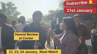 21st Jan 📌 Center Review JEE Mains 2025 ,Students Reflection Jee session 1 #jee2026 #jeecenterreview