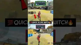 ✅Best Quick Scope Switch settings in CODM BR🔥💯 Codmobile Tips and Tricks #shorts #codmbr #codmiphone
