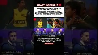Mohammad Nabi gets emotional after hearing Dunith Wellalage's tragic news 😢💔