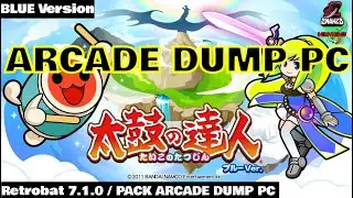 ⚠️RETROBAT 7.1.0 - TAIKO no TATSUJIN Blue Version ⚠️ GAMEPLAY - NAMCO 357
